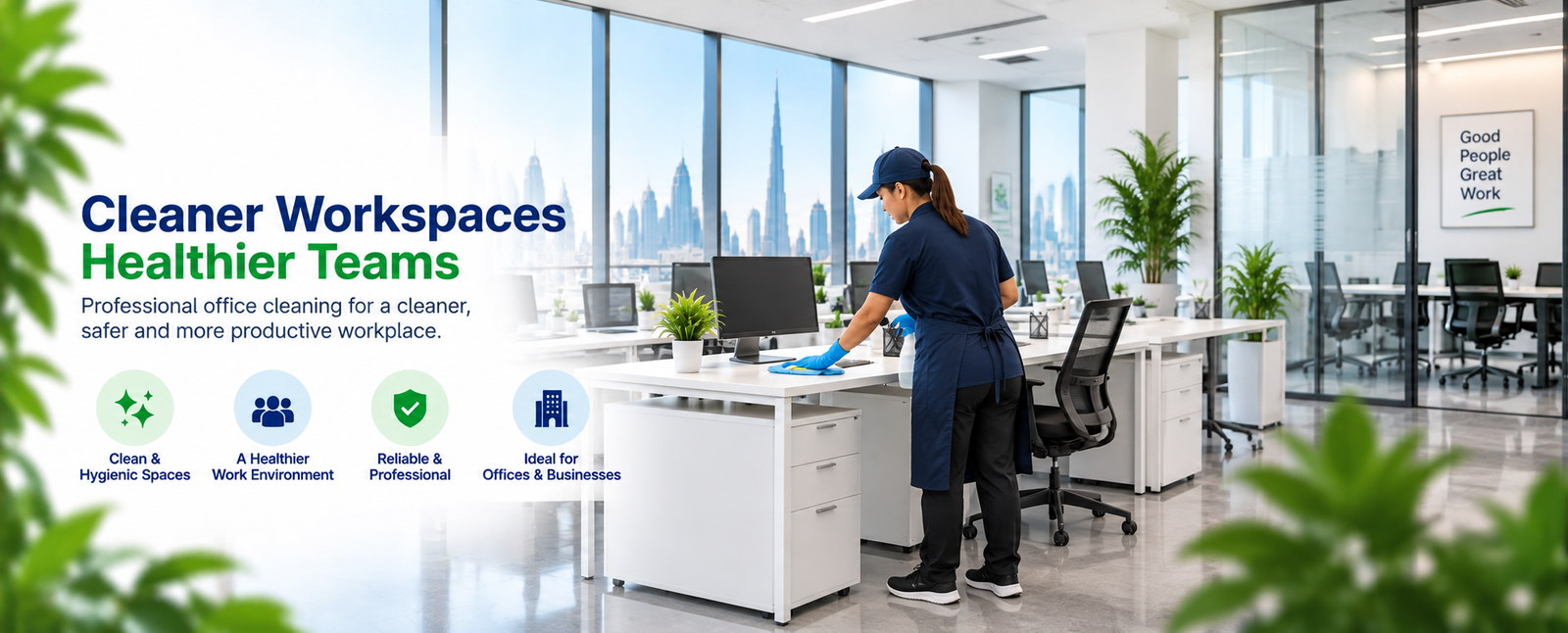 HomeTick office cleaning